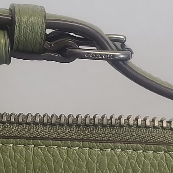 COACH Satchel Handbag New with Tags Beautiful Green - Picture 7 of 9